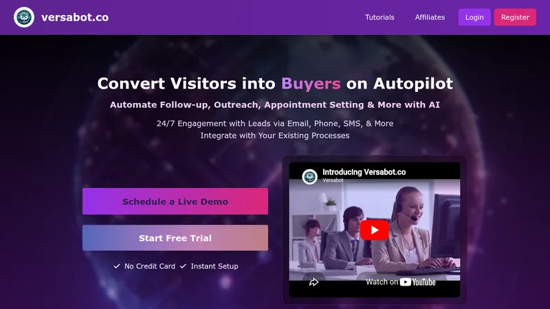 versabot website