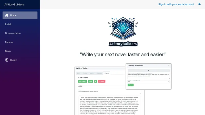aistorybuilders website