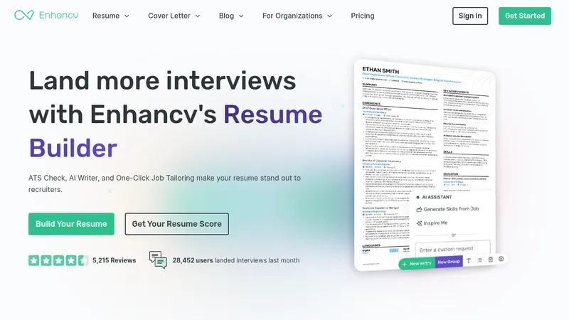 enhancv website