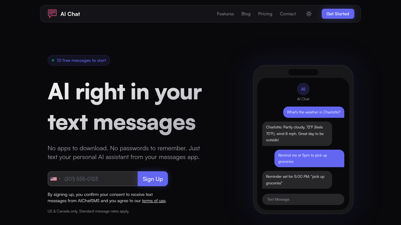 ai chat website