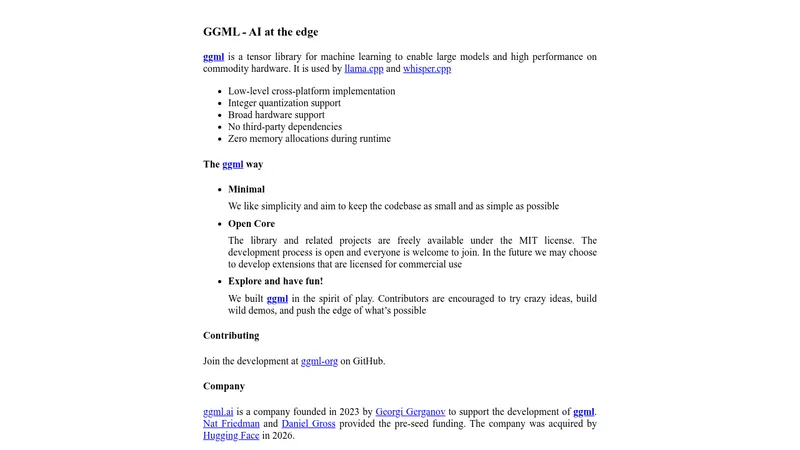 ggml website