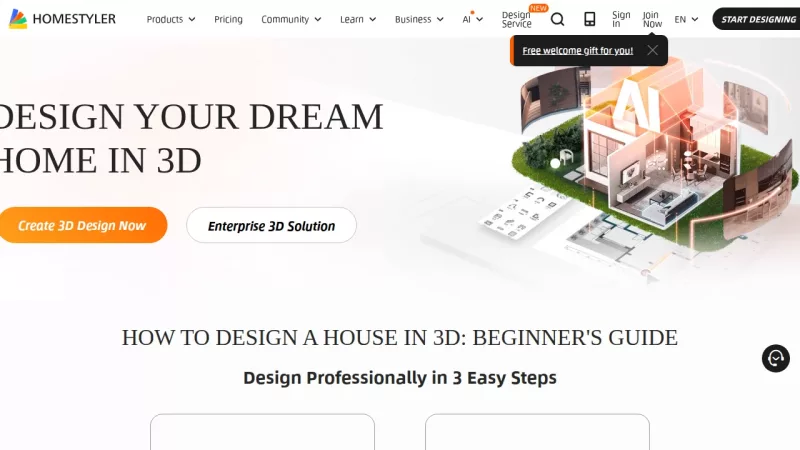 Homestyler screenshot