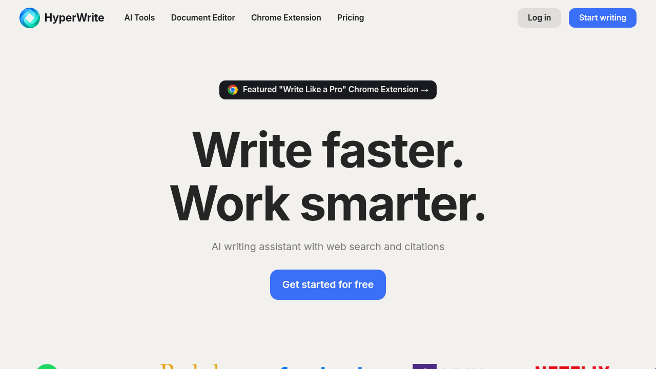 hyperwrite website