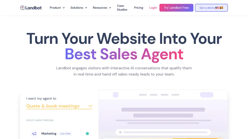 landbot website