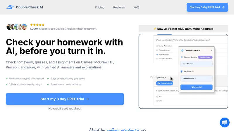double check ai website