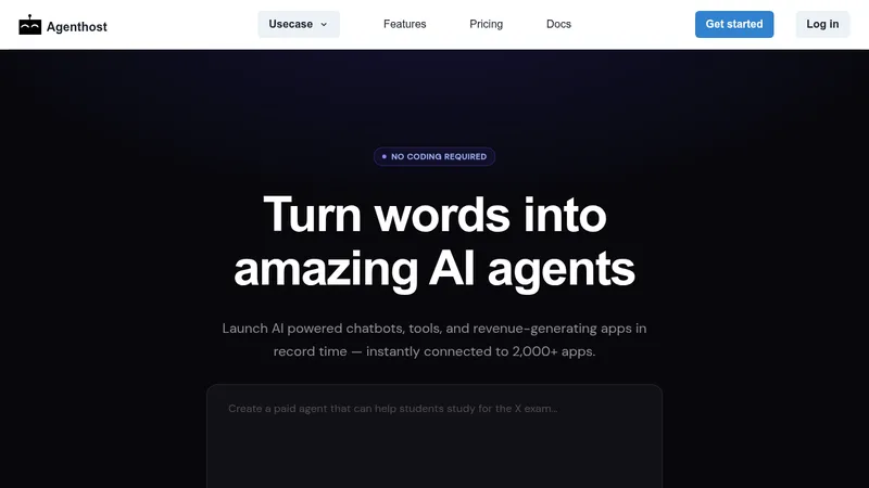 agenthost website