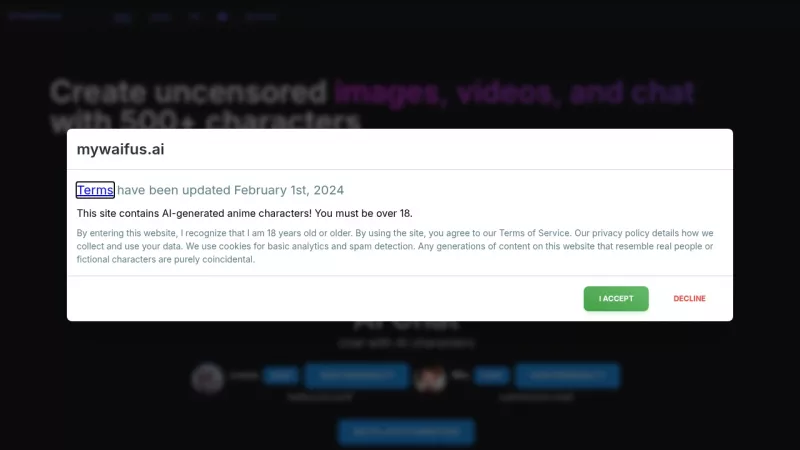 mywaifus.ai screenshot