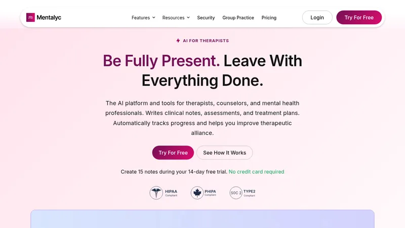 mentalyc website