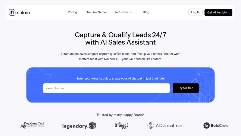 noform ai website
