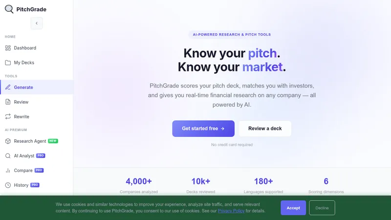 pitchgrade website