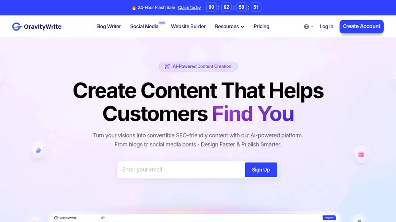 gravitywrite website