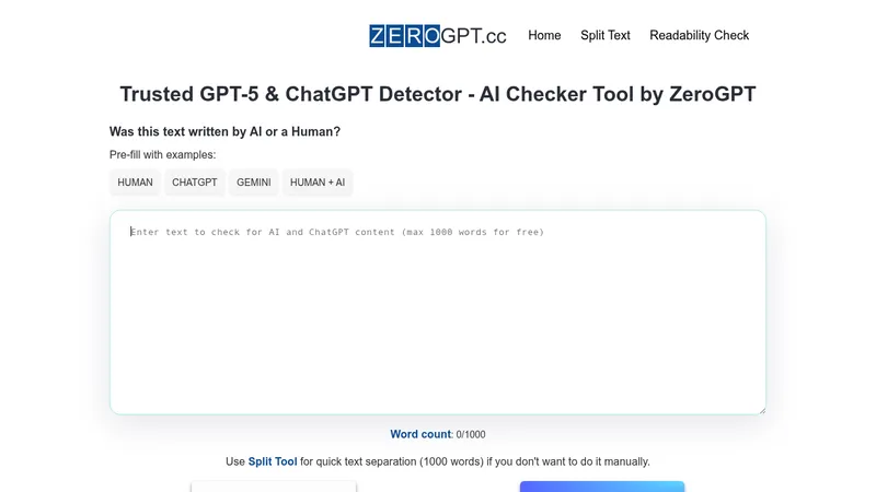 zerogpt website