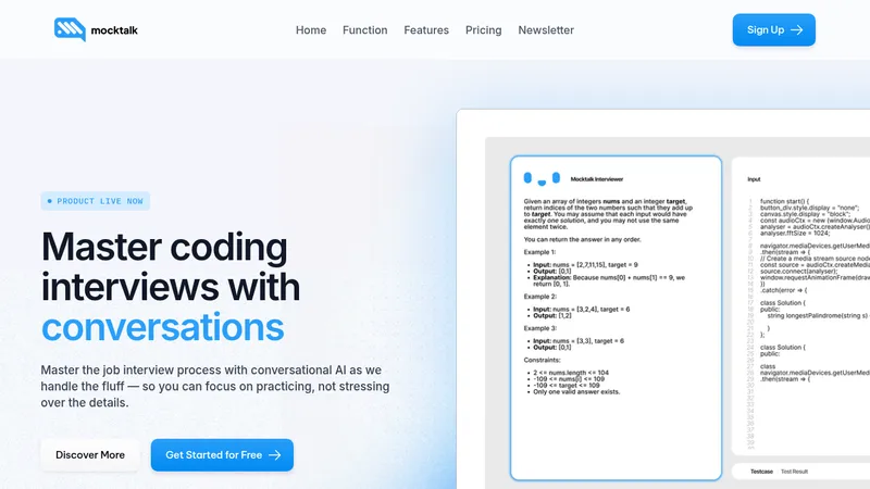 mocktalk website