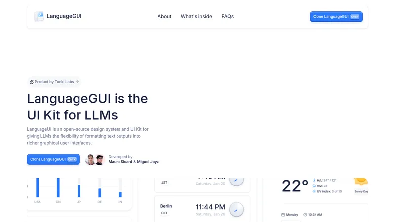 languagegui website