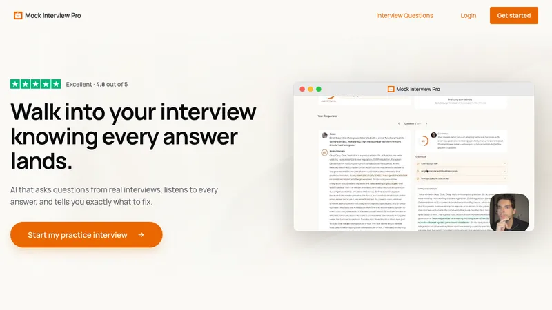 mock interview pro website