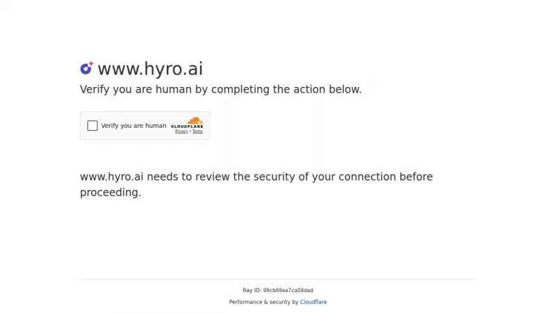 Hyro screenshot