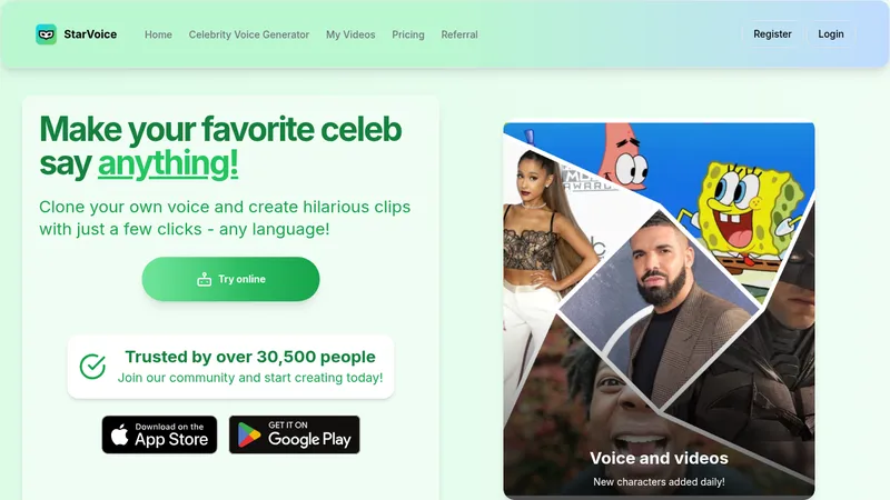 starvoice website