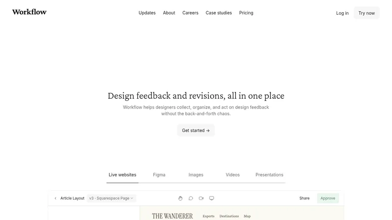 workflow website