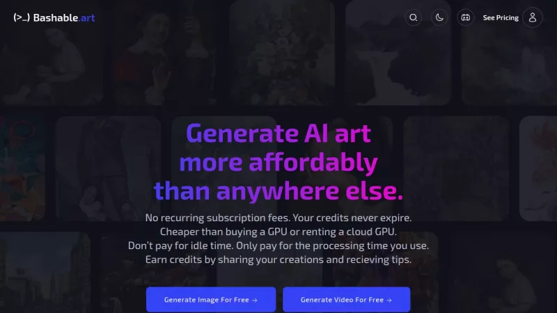 Bashable.art screenshot