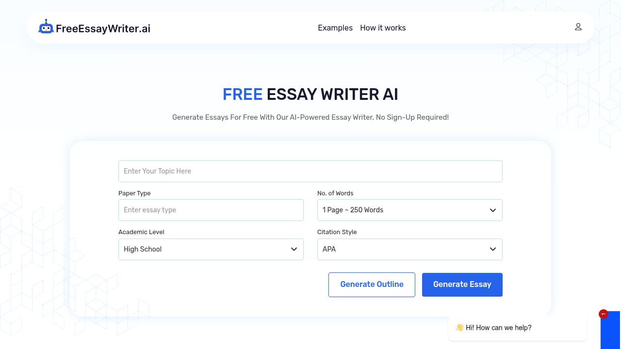 freeessaywriter.ai website