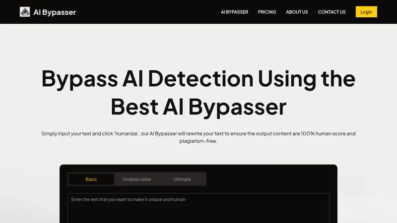 ai bypasser website