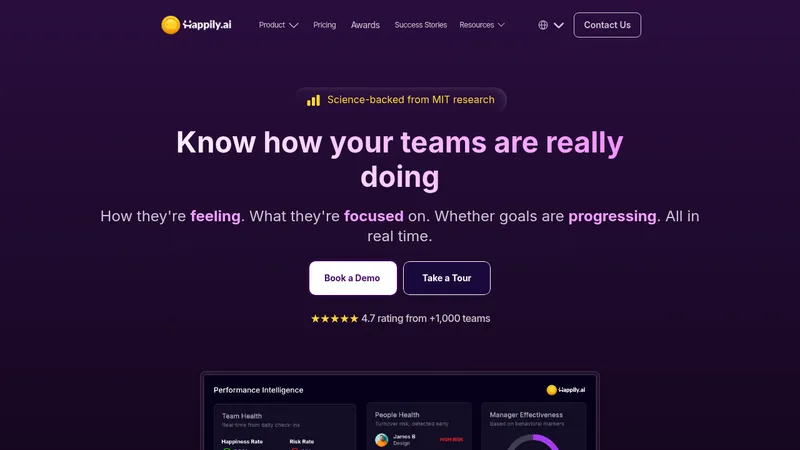 happily.ai website
