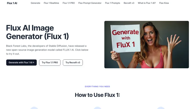 flux 1 ai website