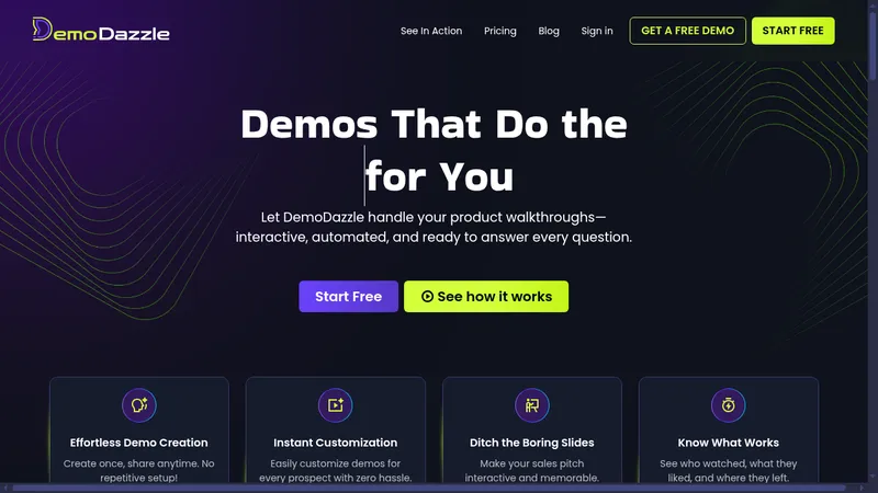 demodazzle website