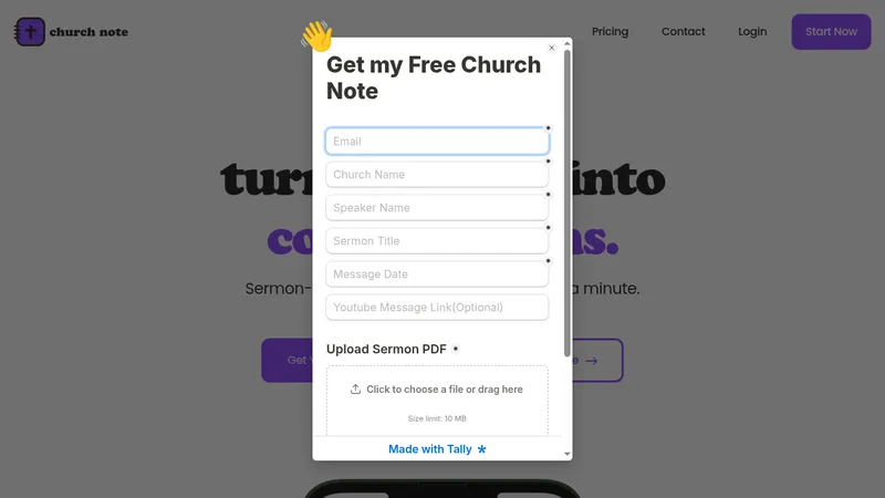 church note website