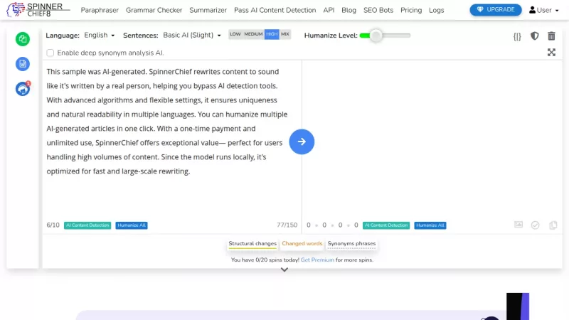 SpinnerChief screenshot
