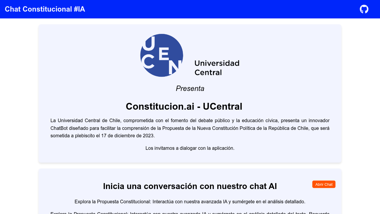constitucion.ai website