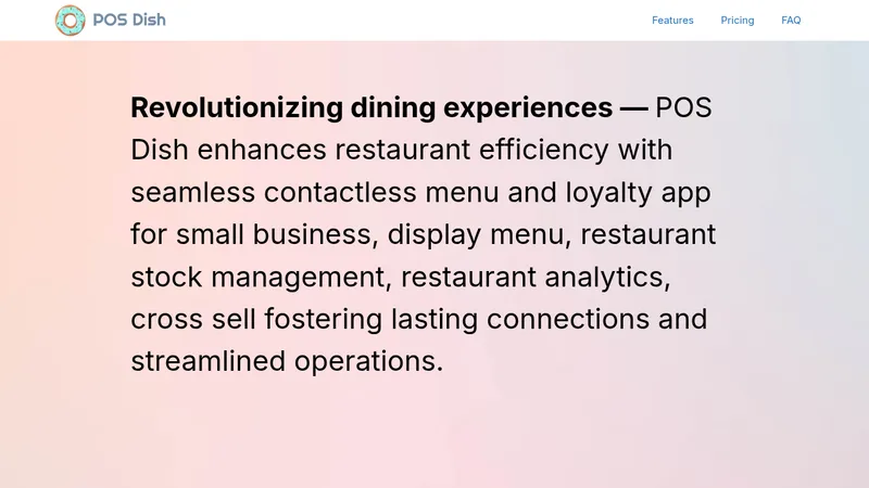 pos dish website