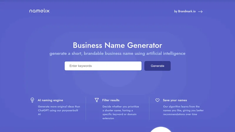 namelix website