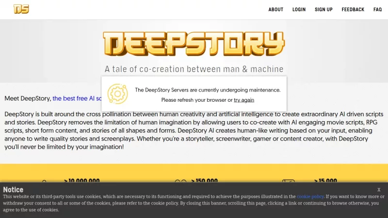 DeepStory screenshot