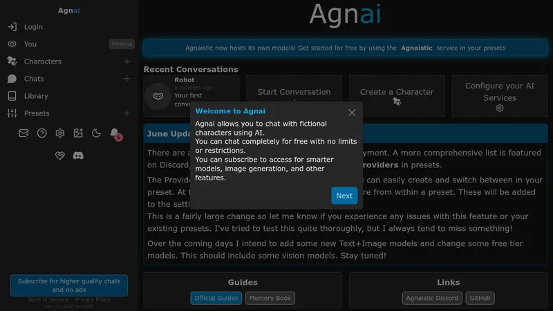 agnai website