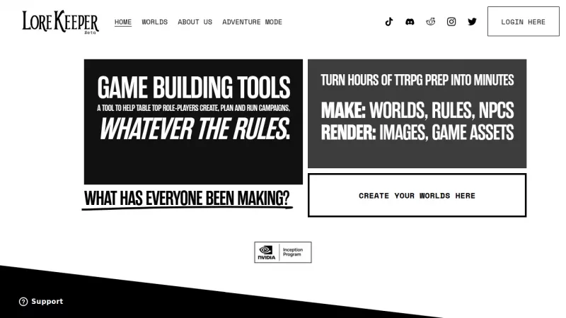 LoreKeeper screenshot