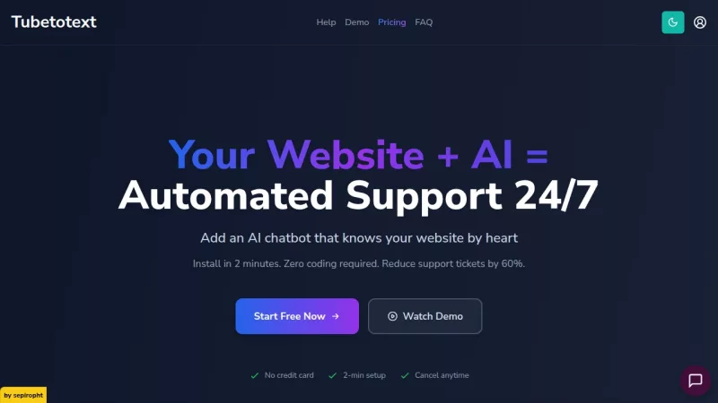 TubeToText screenshot