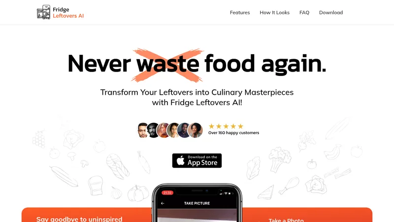fridge leftovers ai website