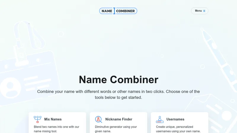 namecombiner website
