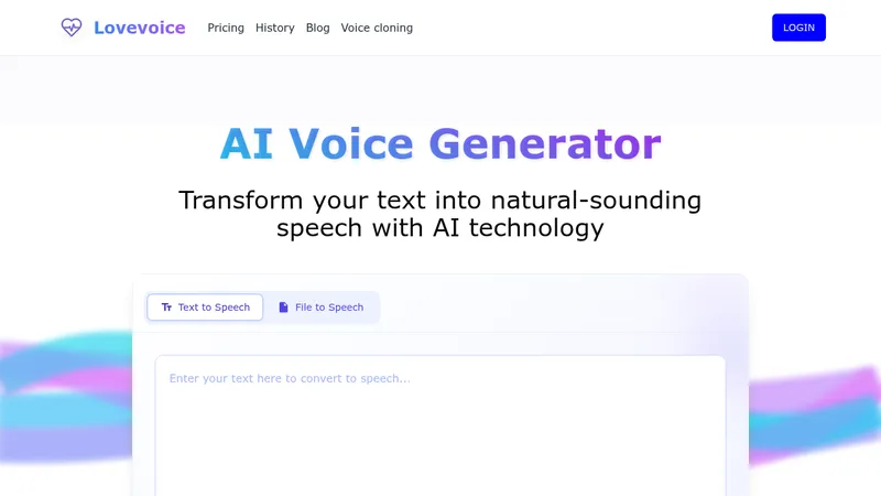 lovevoice website