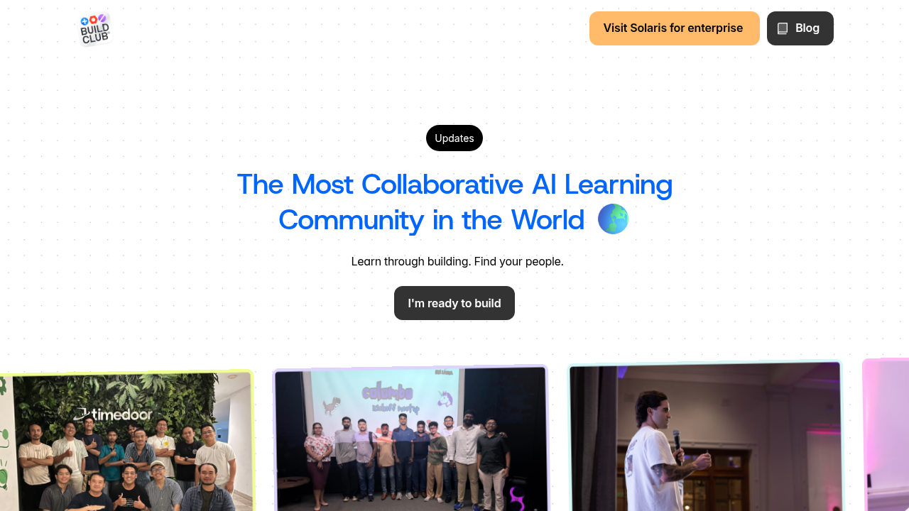 build club website