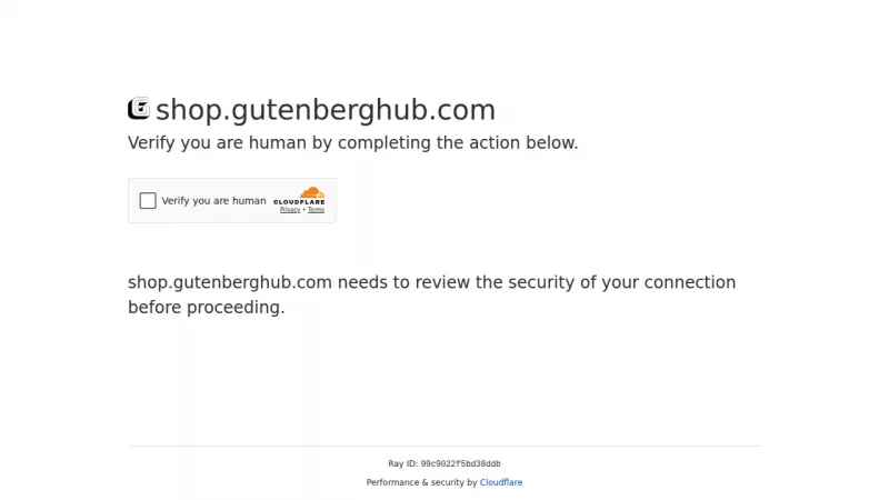 GutenbergHub Shop screenshot