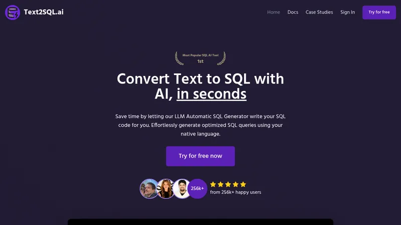 text2sql.ai website