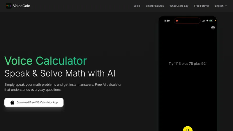 voicecalc website