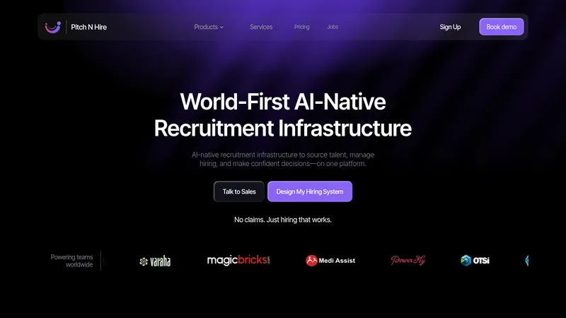 pitch n hire website