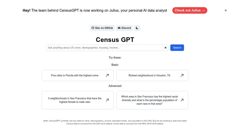 census gpt website