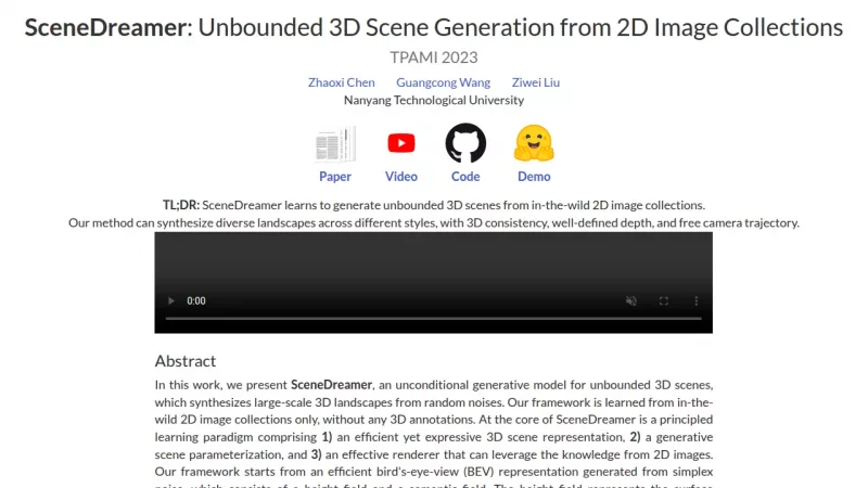 SceneDreamer screenshot