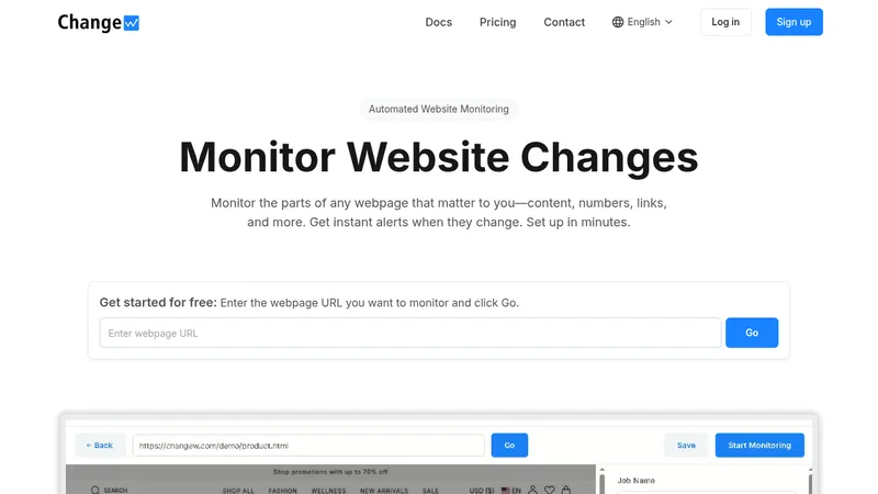 changew website
