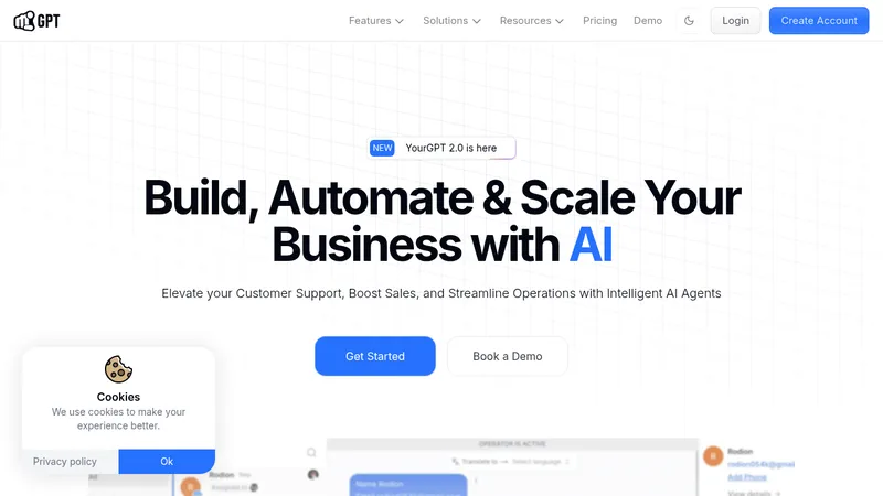yourgpt website