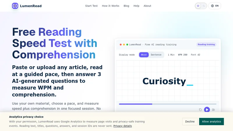 lumenread website